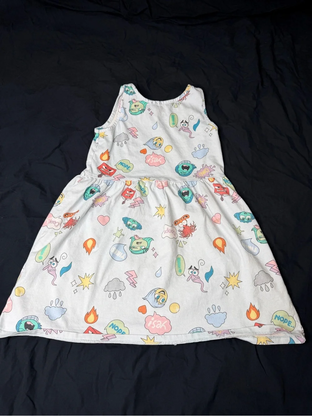 H&M Disney Inside Out Tank Dress  Size  Light Blue 8/10
